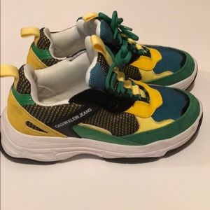 Calvin Klein Jeans Sneaker Black, Green, Yellow